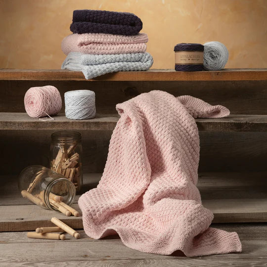 Appalachian Baby Designs Organic Cotton Knitting Baby Blanket Kits