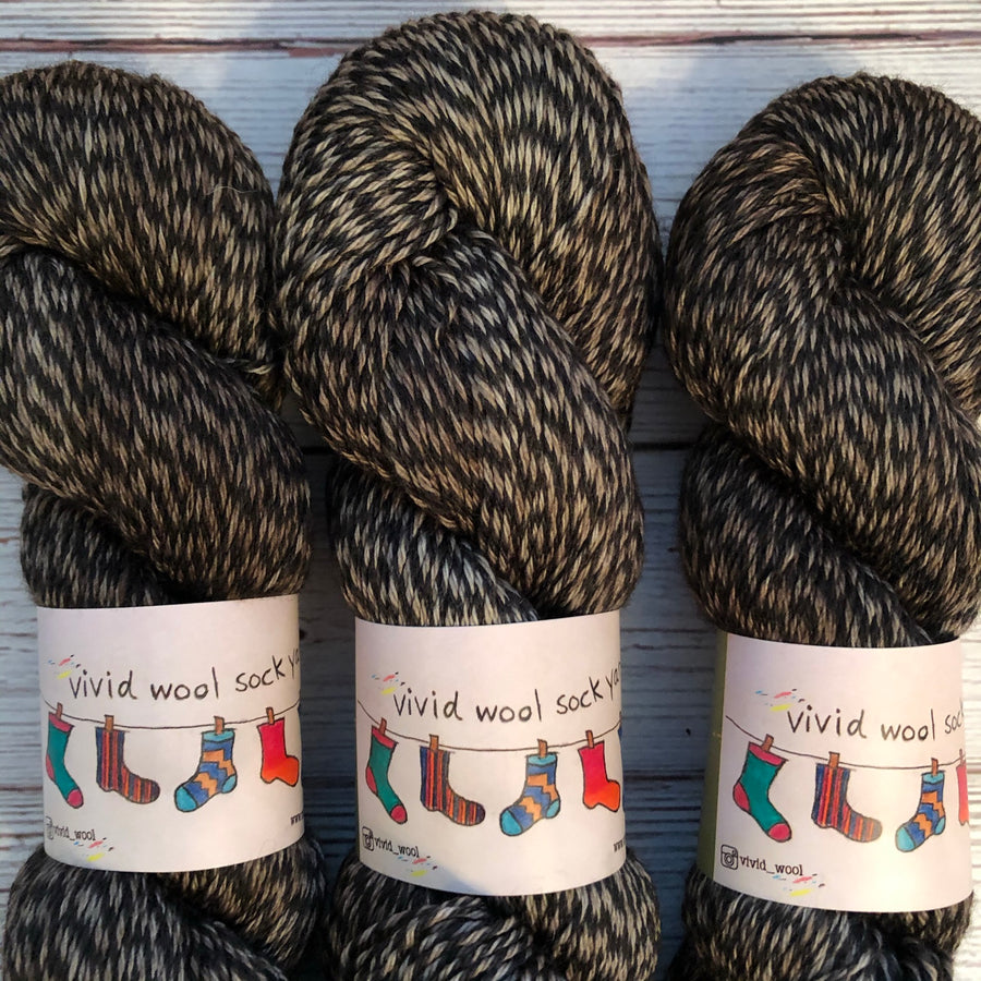 Vivid Wool Zebra Sock