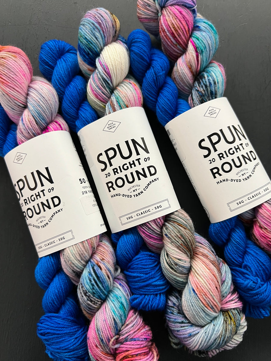 Spun Right Round - Little Dots Socks Kits