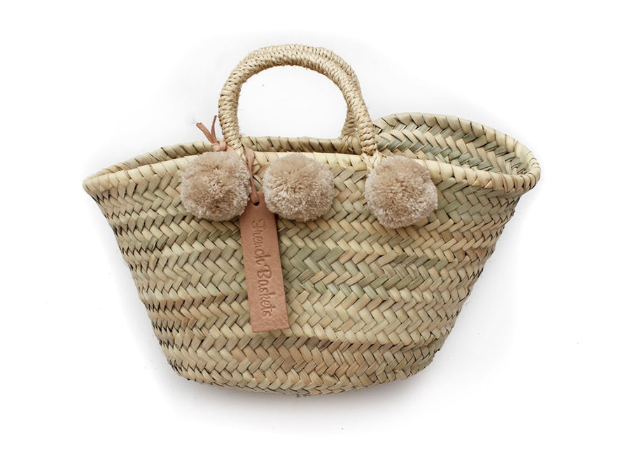 French Baskets w/ Pom Poms